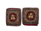 59274 & 61877 Antique Persian Kerman Pillow 20"x22"
