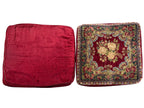 59274 & 61877 Antique Persian Kerman Pillow 20"x22"