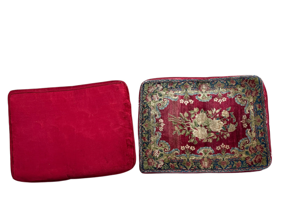 61878 & 61881 Pair Antique Kerman Pillow 21"x26"