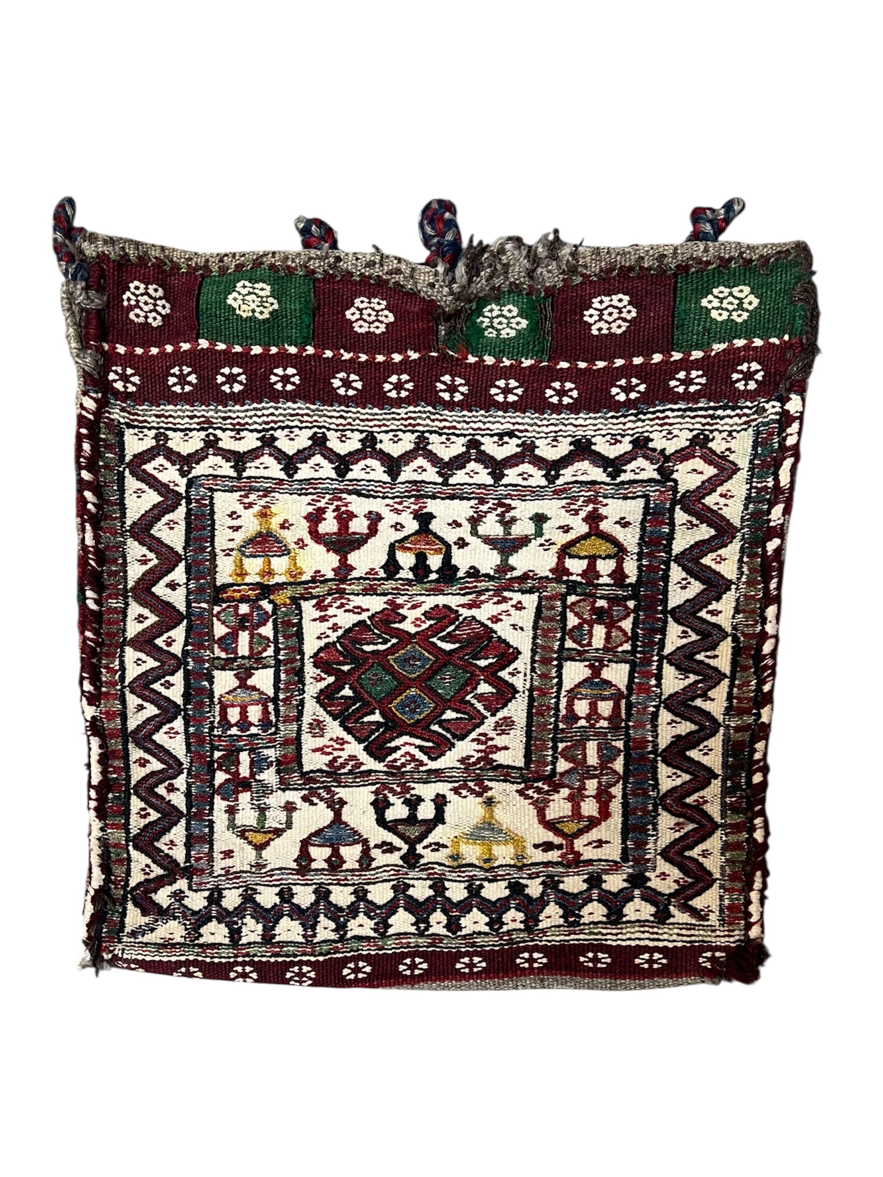 36414 Antique Lori Bakhtiari small bag 1'x1'