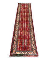 C6240086 Kazak design runner 2'9" x 10'2"