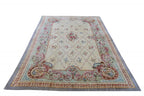 39135 ANTIQUE Hooked Savonnerie design Oversize rug 10x16