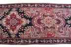 39161 Antique Karabagh runner 3'8"x18'4"
