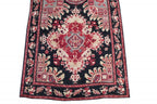 39161 Antique Karabagh runner 3'8"x18'4"