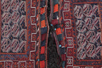 39479 Antique Bakhtiari wool Saddlebag 4'5"x3'2"