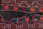 39479 Antique Bakhtiari wool Saddlebag 4'5"x3'2"