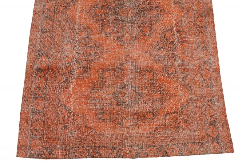 56727 Vintage Turkish Overydued 4'11"x12'7"