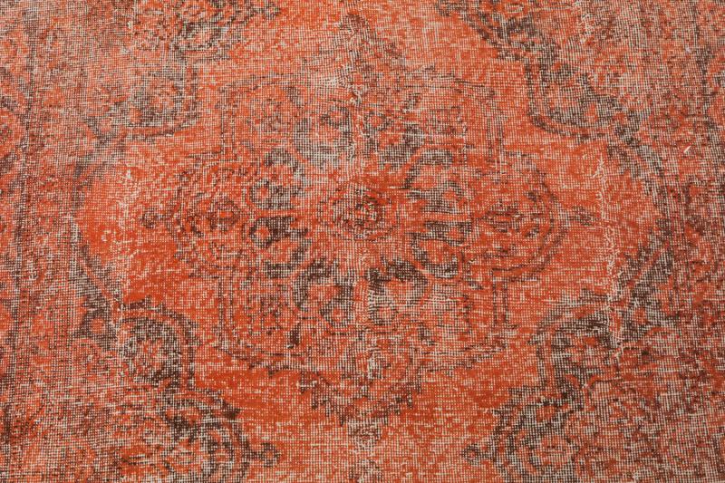 56727 Vintage Turkish Overydued 4'11"x12'7"