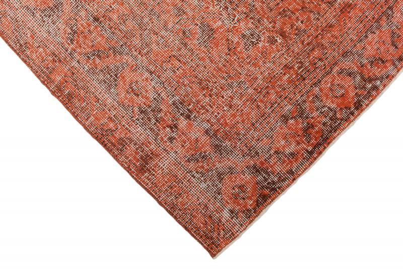 56727 Vintage Turkish Overydued 4'11"x12'7"