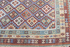 57516 Flatweave multi color kilim Oversize 15'3"x25'6"