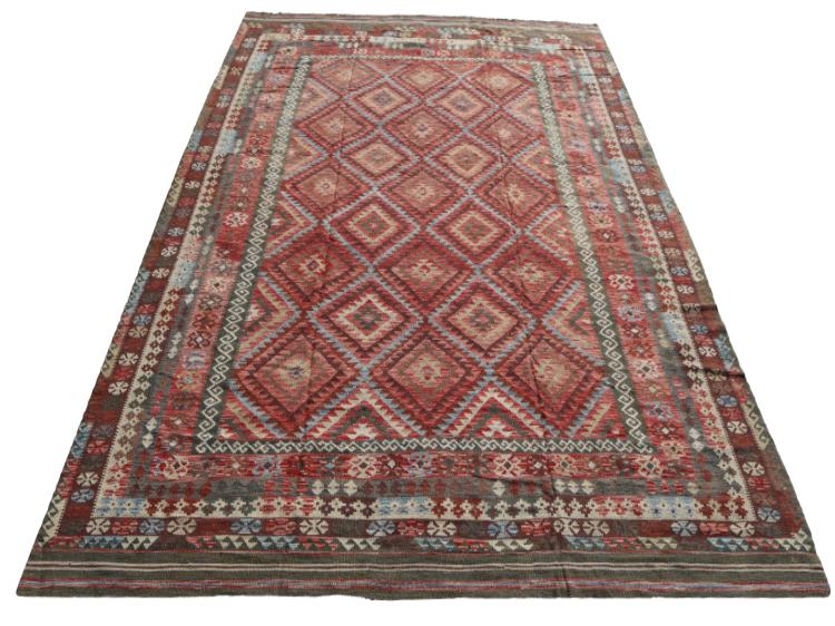 58717 Afgan kilim Oversize Kilim 9'8"x16'7"