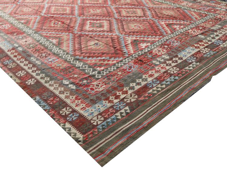 58717 Afgan kilim Oversize Kilim 9'8"x16'7"