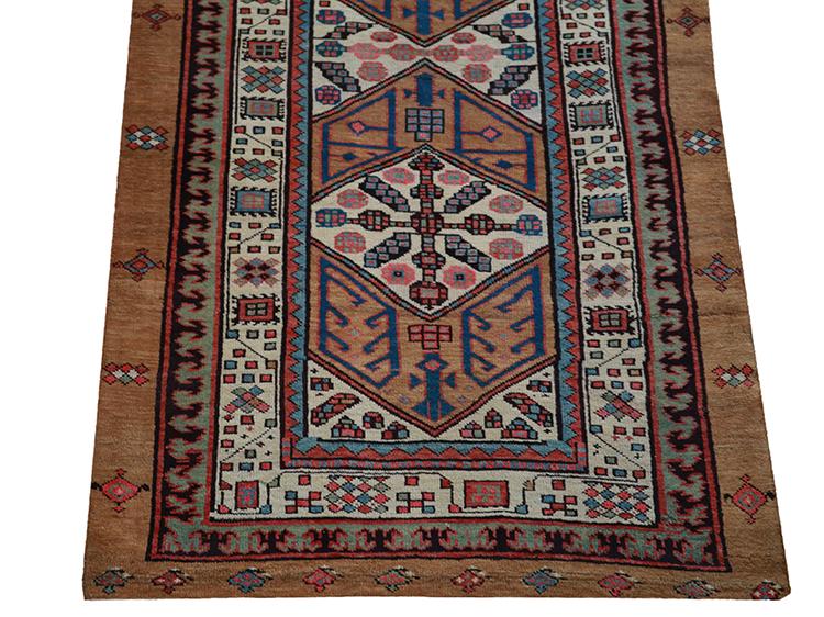 60077 Antique Persian Sarab Runner 3'8"X12'