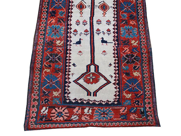 60079 Antique Persian Shahsavan Runner 3'3"X14'8"
