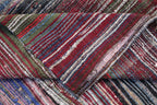 60351 Vintage Turkish Handmade Flatweave 5'2" x 9'7"