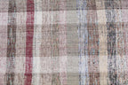 60376 Vintage Turkish Handmade Flatweave Rug Size 9'8"x6'9"