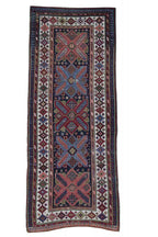 61143 Antique Cuacasian Talish Rug 9''1"x3'8"