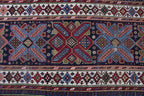 61143 Antique Cuacasian Talish Rug 9''1"x3'8"