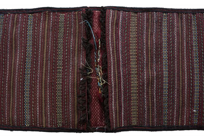 61271 Old Persian Bakhtiari Tribal double bag 1.8x3.7
