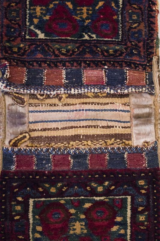 Antique Afshar double bag 2'1"x11"