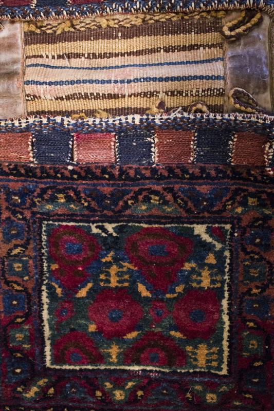 Antique Afshar double bag 2'1"x11"