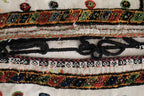 61274 Antique Persian Tribal small double bag 1.4x2.7