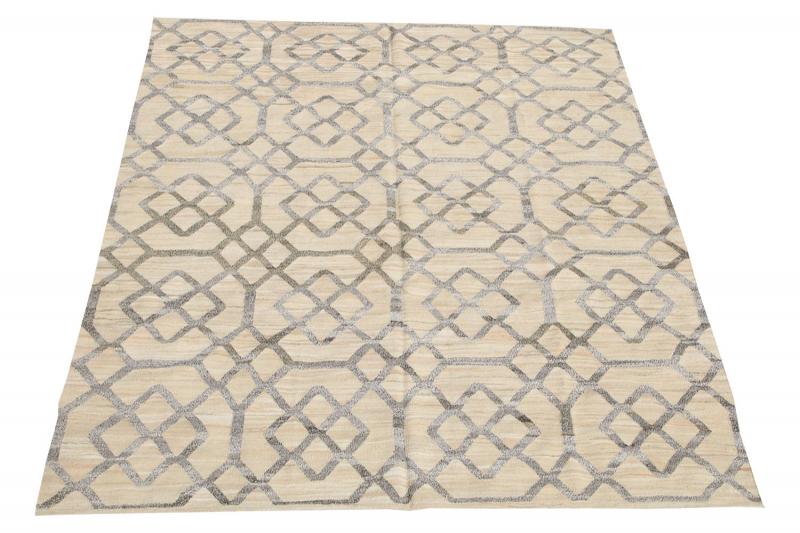 Turkish Kilim Woven with old Wool 9'11"x8'2"