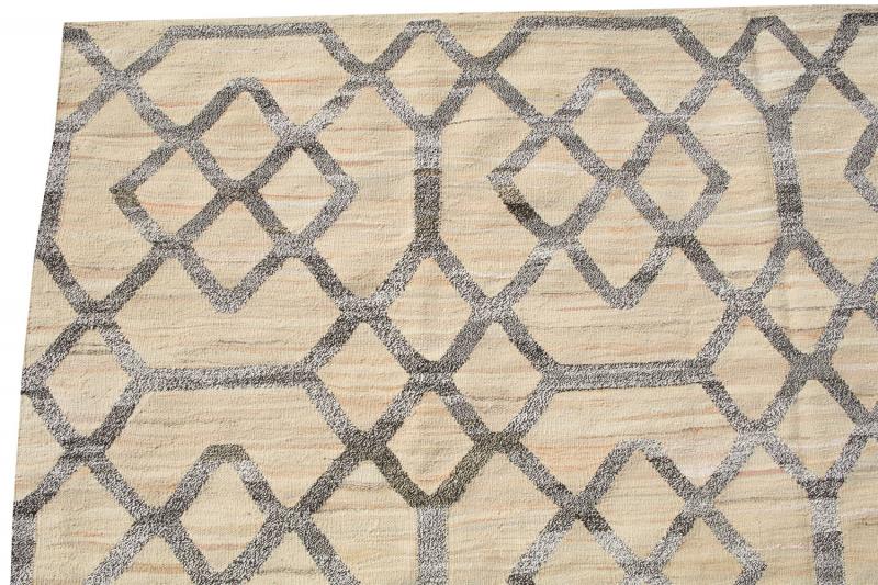 Turkish Kilim Woven with old Wool 9'11"x8'2"