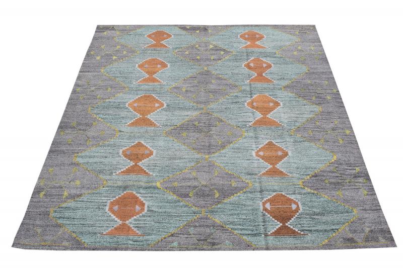 61330 Turkish Kilim 12'3"x9'1"
