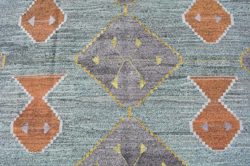 61330 Turkish Kilim 12'3"x9'1"