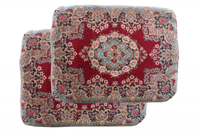 91871/61872 Pair of Antique Persian Kerman Pillows