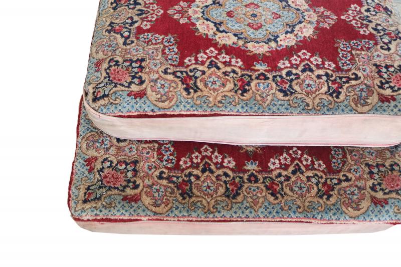 91871/61872 Pair of Antique Persian Kerman Pillows