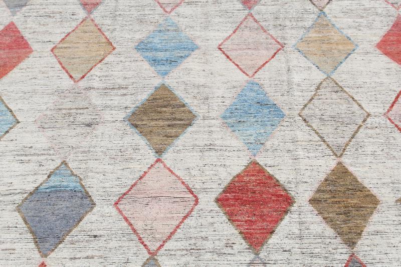 63096 Tribal rug 9'x11'7"