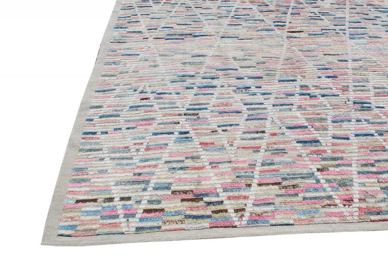 63102 Tribal rug 6'8"x10'4"