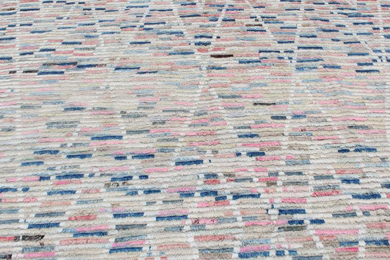 63102 Tribal rug 6'8"x10'4"