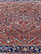 111522 Antique Heriz Rug 7'4"x10'10"
