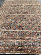 1022/9-22 Turkish Afgan Rug 10'x13'10"