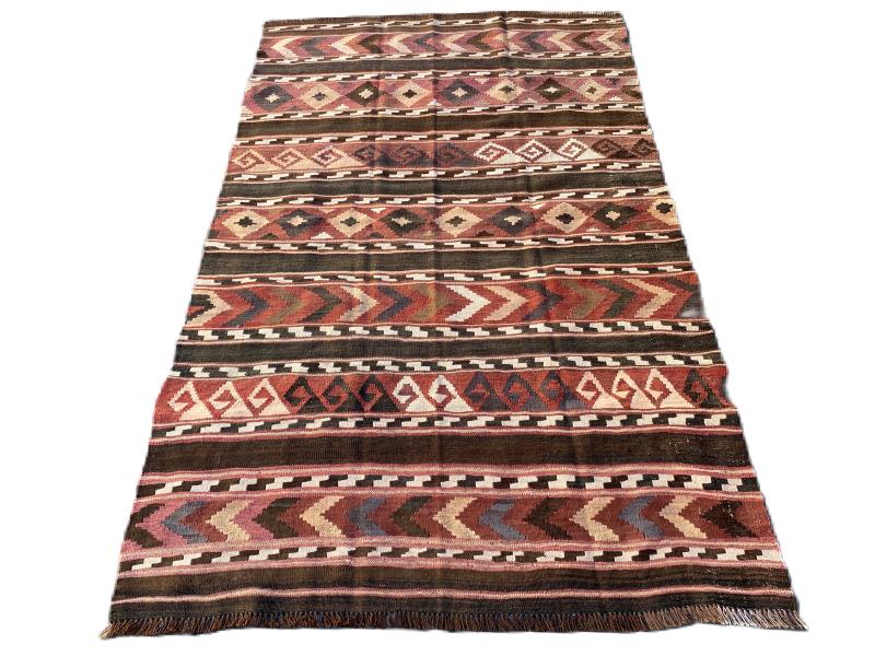 P5216 Afgan Flatweave Kilim 4'3"x7'5"