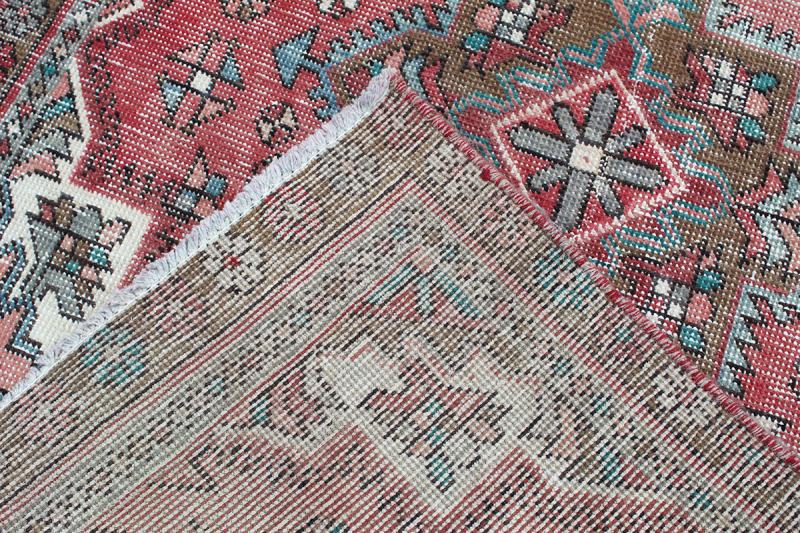 63262 Tribal Heriz 3'2'x12'