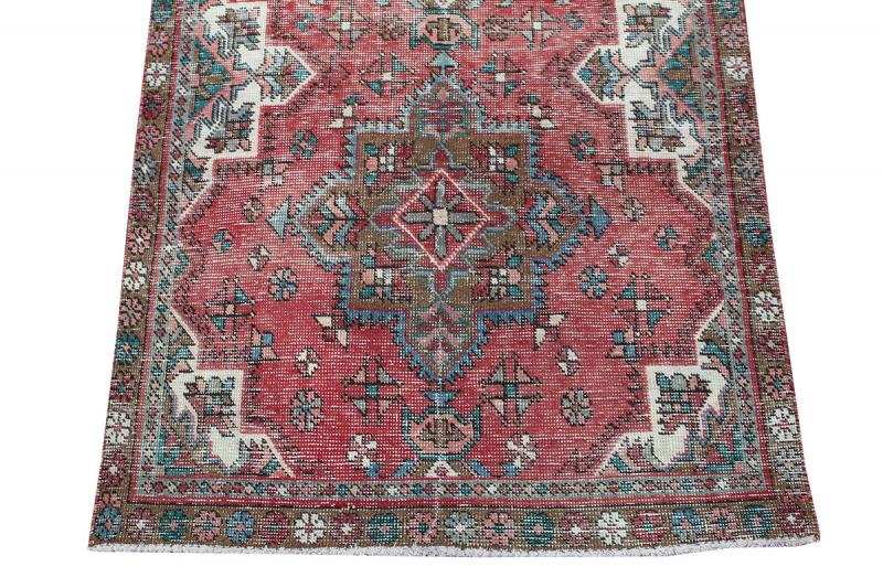 63262 Tribal Heriz 3'2'x12'